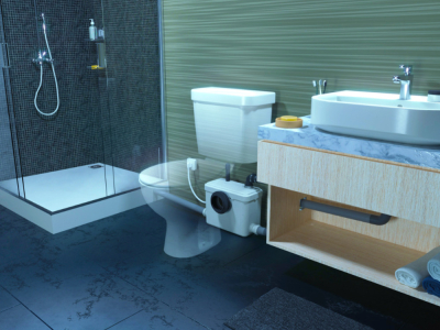 Transformer un débarras en salle de bain avec un broyeur sanitaire.